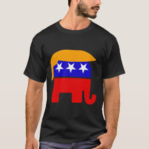 President Donald Trump Republican Elephant Hair T-Shirt