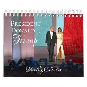 President Donald Trump Small Calendar Monthly