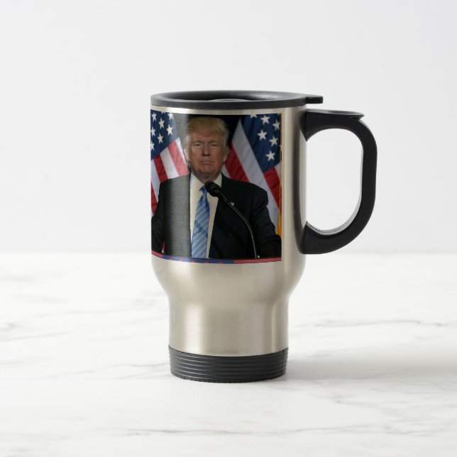 President Donald Trump Travel Mug (Right)