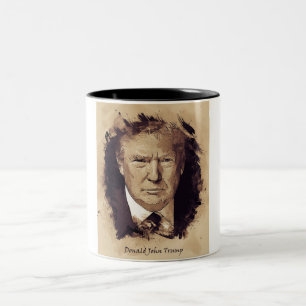 President Donald Trump Two-Tone Coffee Mug