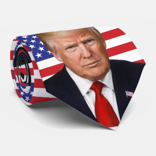 President Donald Trump - U.S. Flag Tie