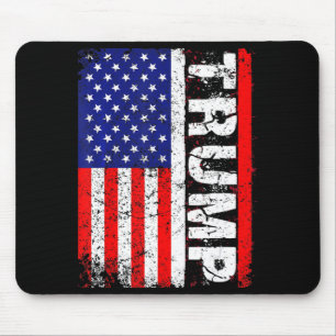PRESIDENT Donald Trump  Vintage USA Flag Mouse Mat