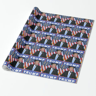 President Donald Trump Wrapping Paper