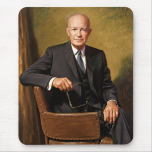 President Dwight D. Eisenhower Republic Portrait   Mouse Mat