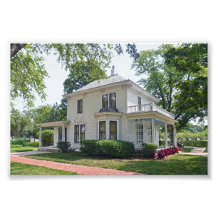 President Eisenhower Boyhood Home, Abilene, Kansas Photo Print