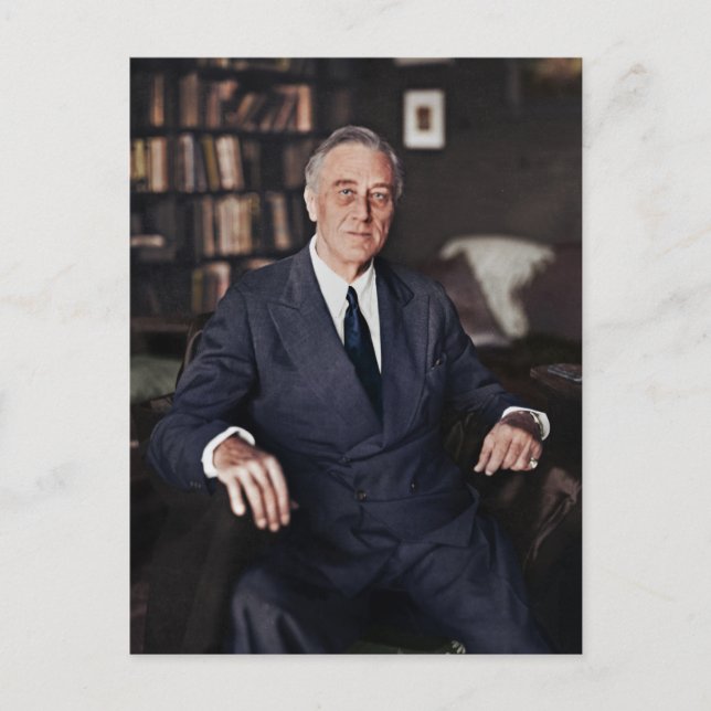 President Franklin D. Roosevelt Postcard (Front)