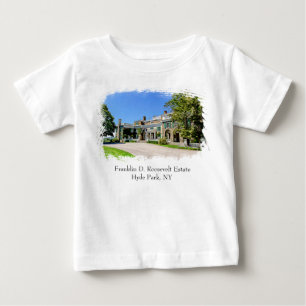 President Franklin D. Roosevelt’s (FDR) Mansion Baby T-Shirt