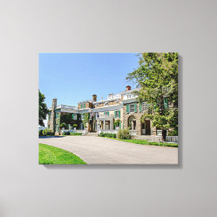 President Franklin D. Roosevelt’s (FDR) Mansion Canvas Print