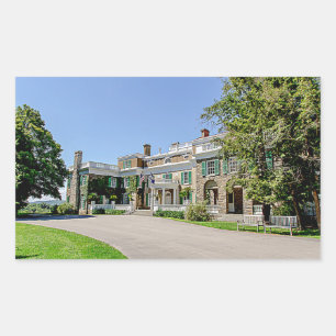 President Franklin D. Roosevelt’s (FDR) Mansion Rectangular Sticker