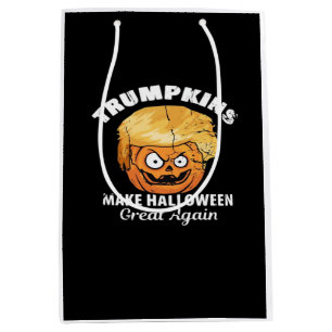 President Funny Trumpkins Halloween Medium Gift Bag