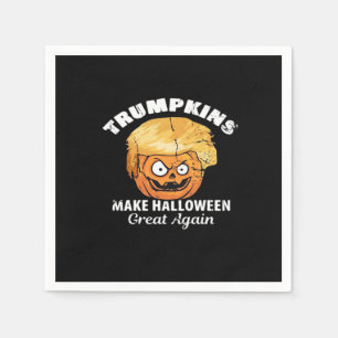 President Funny Trumpkins Halloween Napkin