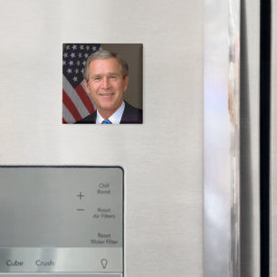 President George W Bush Official Portrait Magnet