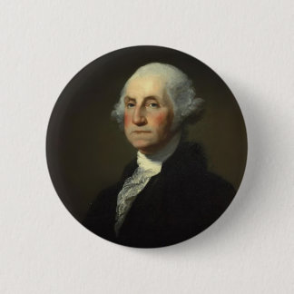 President George Washington 6 Cm Round Badge