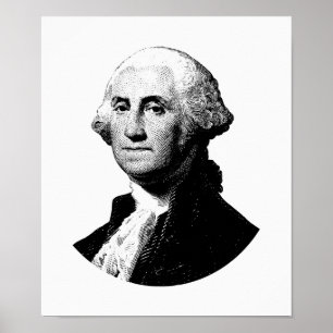 President George Washington Graphic Poster