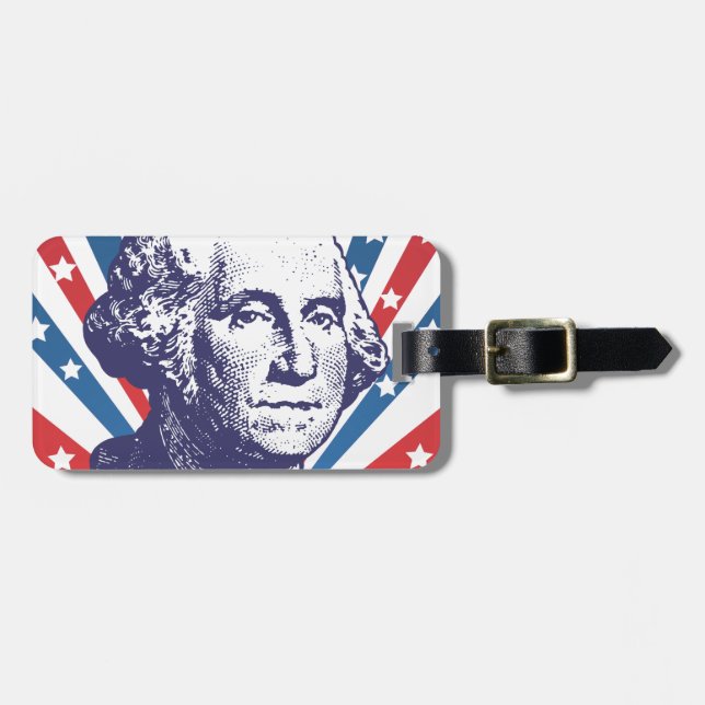 president George Washington Luggage Tag (Front Horizontal)