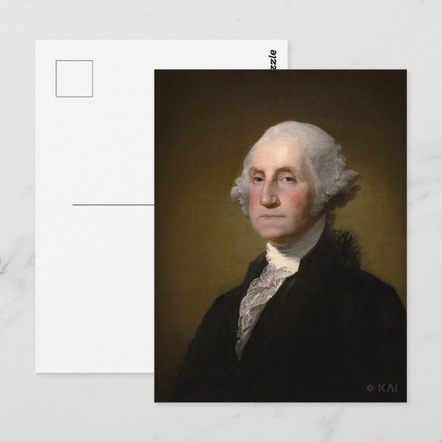 President George Washington Postcard (Front/Back)