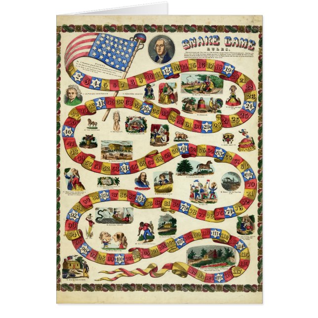 President George Washington Snake Game (Front)