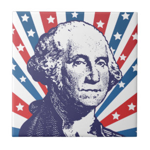 president George Washington Tile