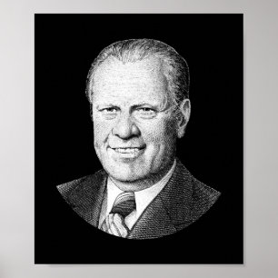 President Gerald Ford Graphic Poster