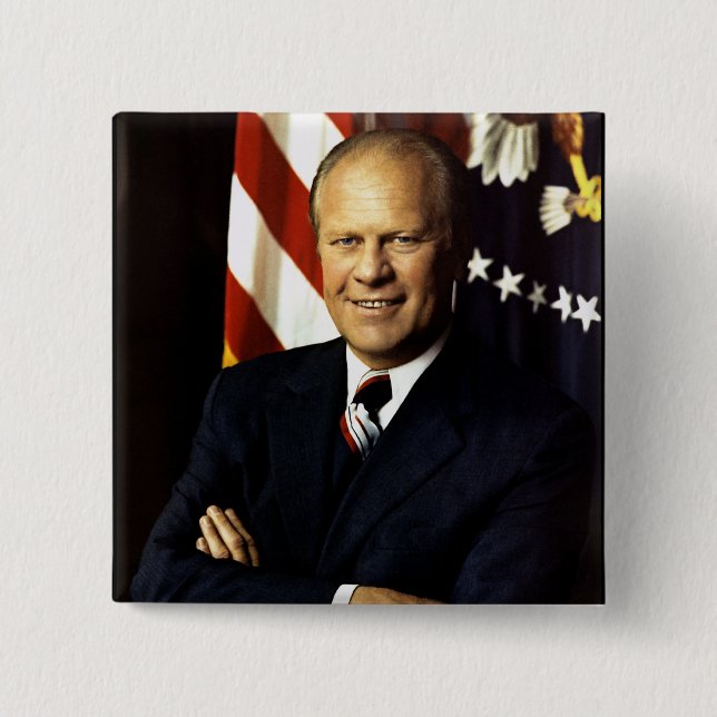 President Gerald Ford Portrait Button (Front)