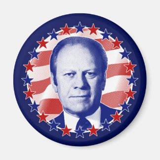 President Gerald Ford Stars and Stripes Magnet