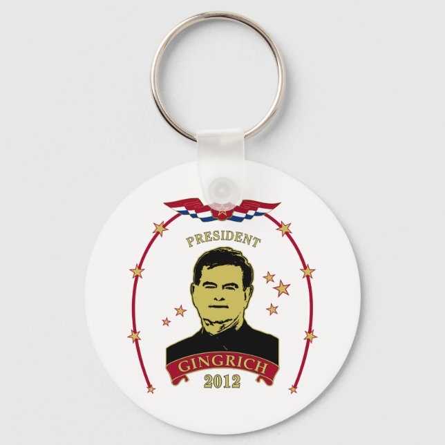 President Gingrich 2012 Key Ring (Front)