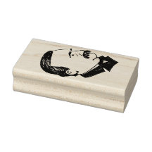 President Grover Cleveland 1.5" x 3" rubber stamp 