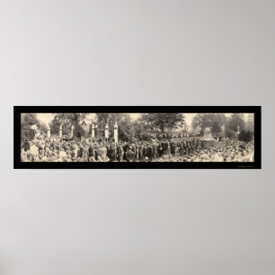 President Harding Funeral Photo 1923 Poster