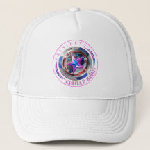 President Harris/Walz Pink Stamp Medallion Cap