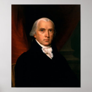 President James Madison Portrait - John Vanderlyn Poster