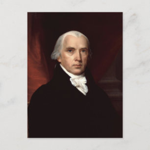 President James Madison Postcard