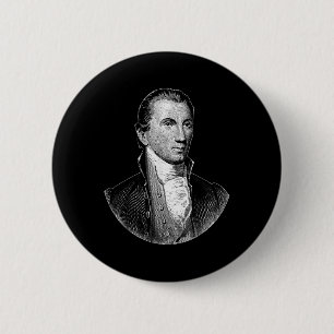 President James Monroe 6 Cm Round Badge