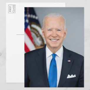 President Joe Biden 2021 Portrait Large Postcard