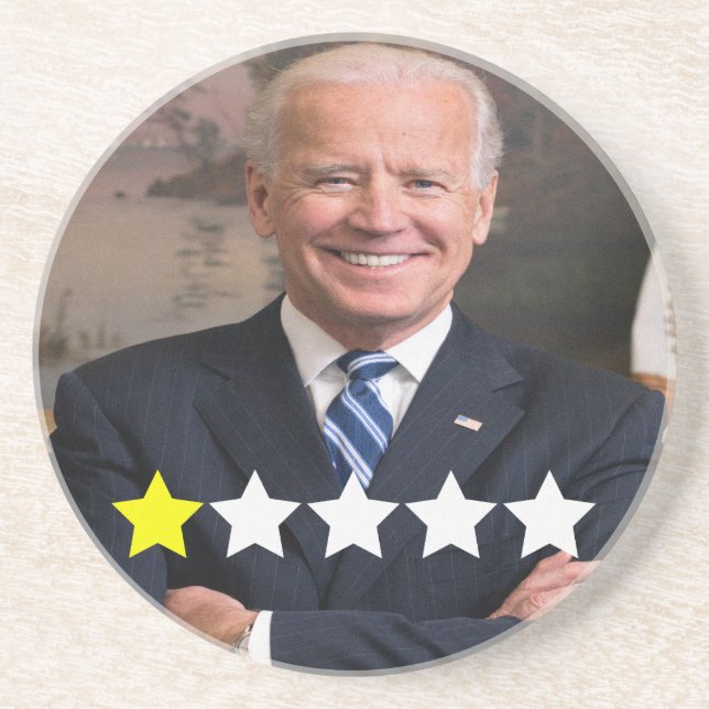 President Joe Biden Approval Rating Coaster (Front)