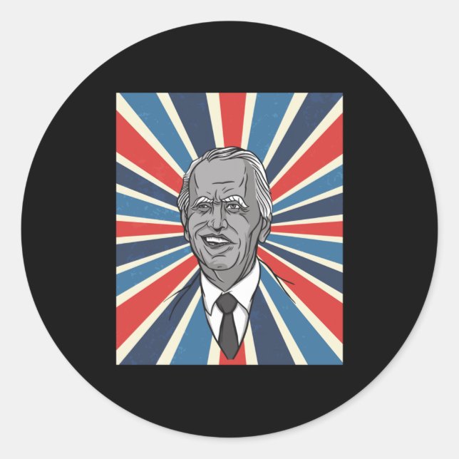 President Joe Biden  Classic Round Sticker (Front)