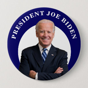 President Joe Biden Portrait 10 Cm Round Badge