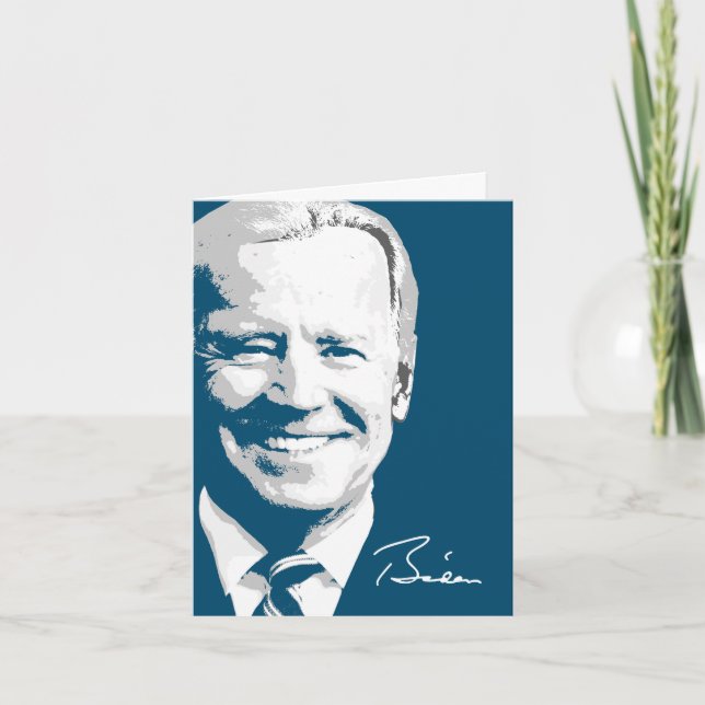 President Joe Biden Signature Card (Front)