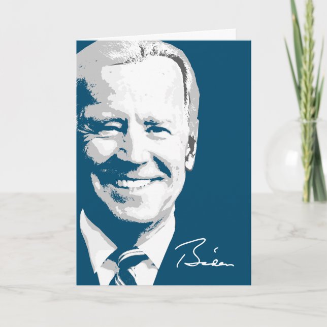 President Joe Biden Signature Card (Front)