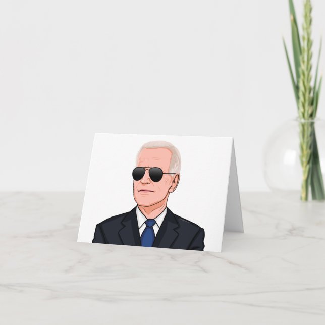 President Joe Biden Thank You Card (Front)