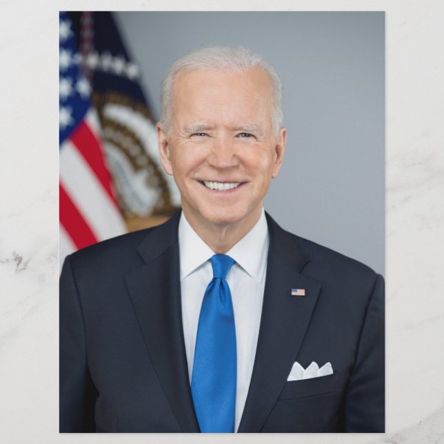 President Joe Biden White House Portrait   Flyer (Front)