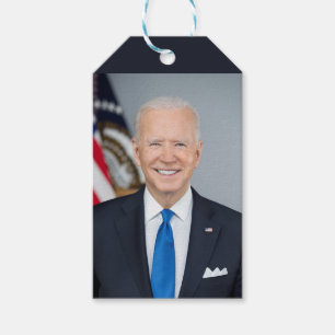 President Joe Biden White House Portrait Gift Tags