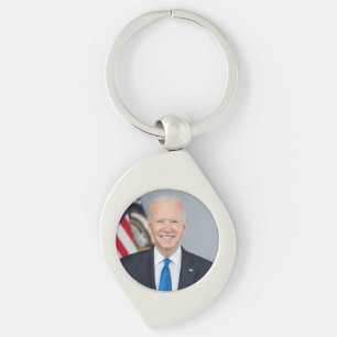 President Joe Biden White House Portrait   Key Ring