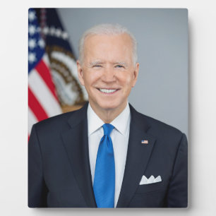 President Joe Biden White House Portrait Plaque