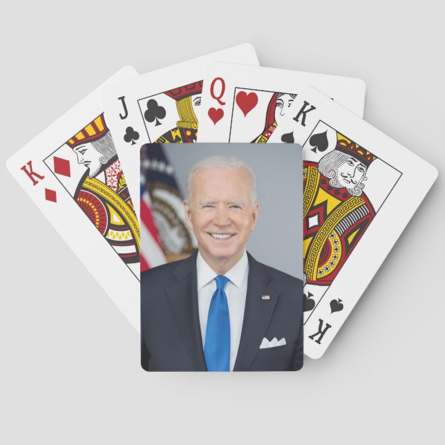 President Joe Biden White House Portrait   Playing Cards (Back)