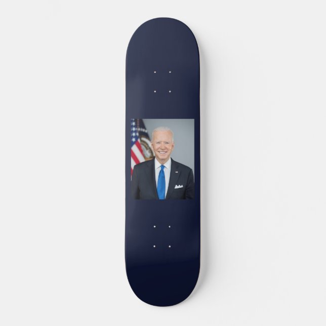 President Joe Biden White House Portrait   Skateboard (Front)
