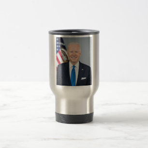 President Joe Biden White House Portrait   Travel  Mug