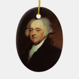 President John Adams Ornament