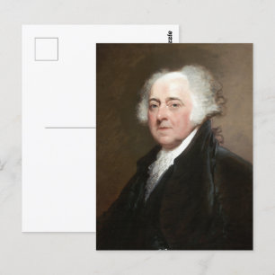 President John Adams Postcard