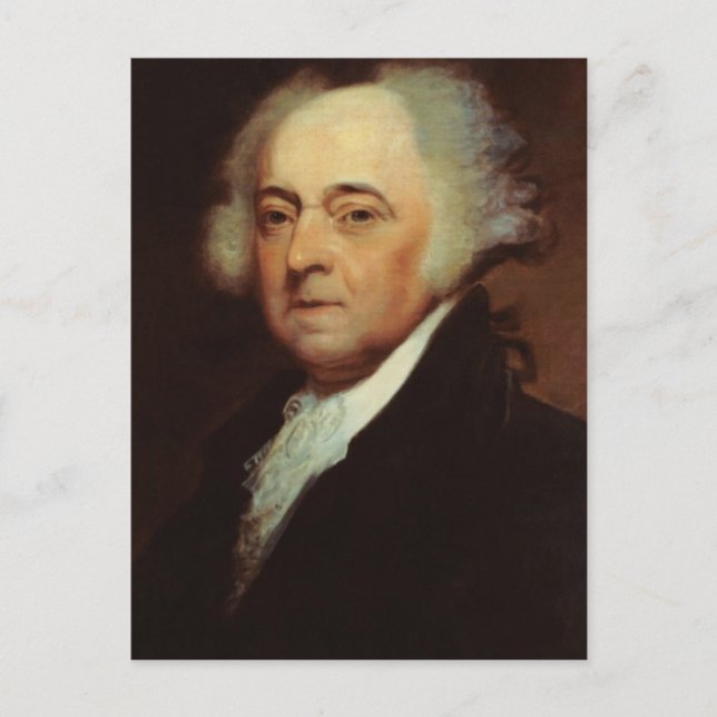 President John Adams Postcard (Front)