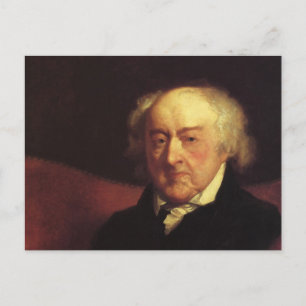 President John Admas Postcard